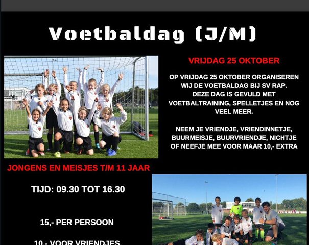 Voetbal Vriendjes Dag 25-10