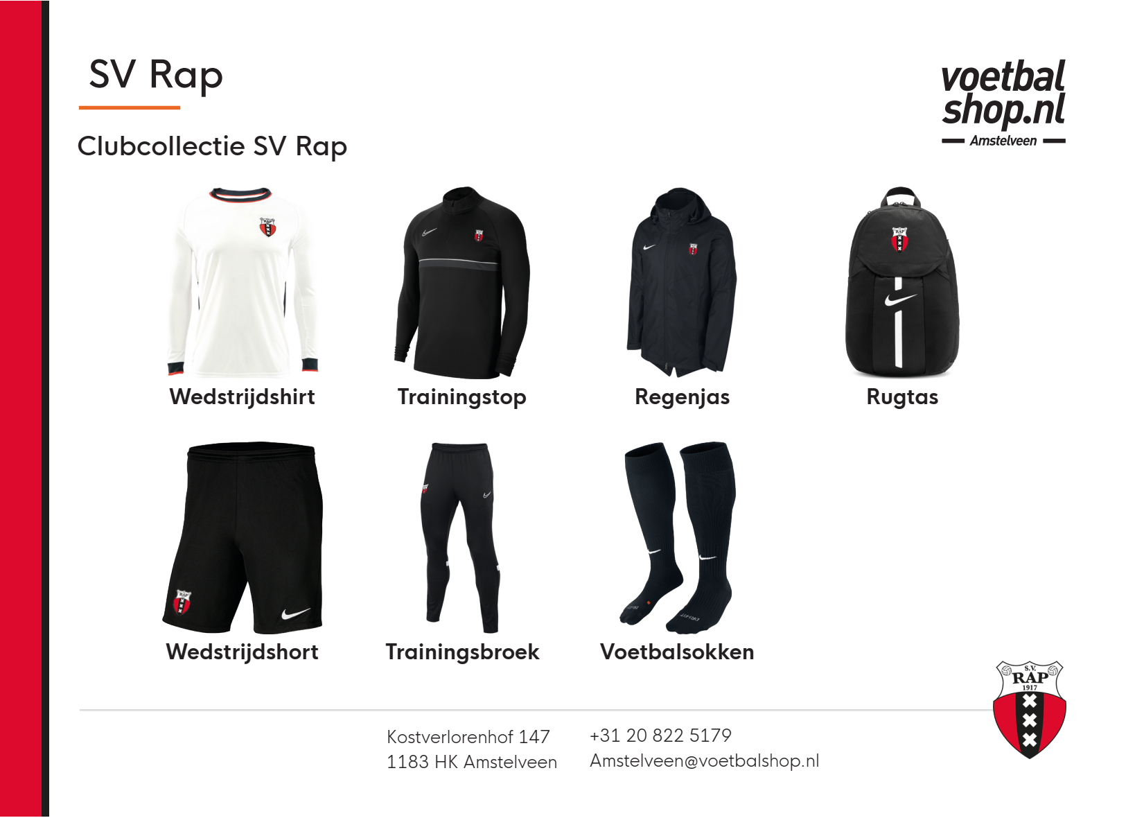 Clubcollectie S.V. RAP - SV RAP